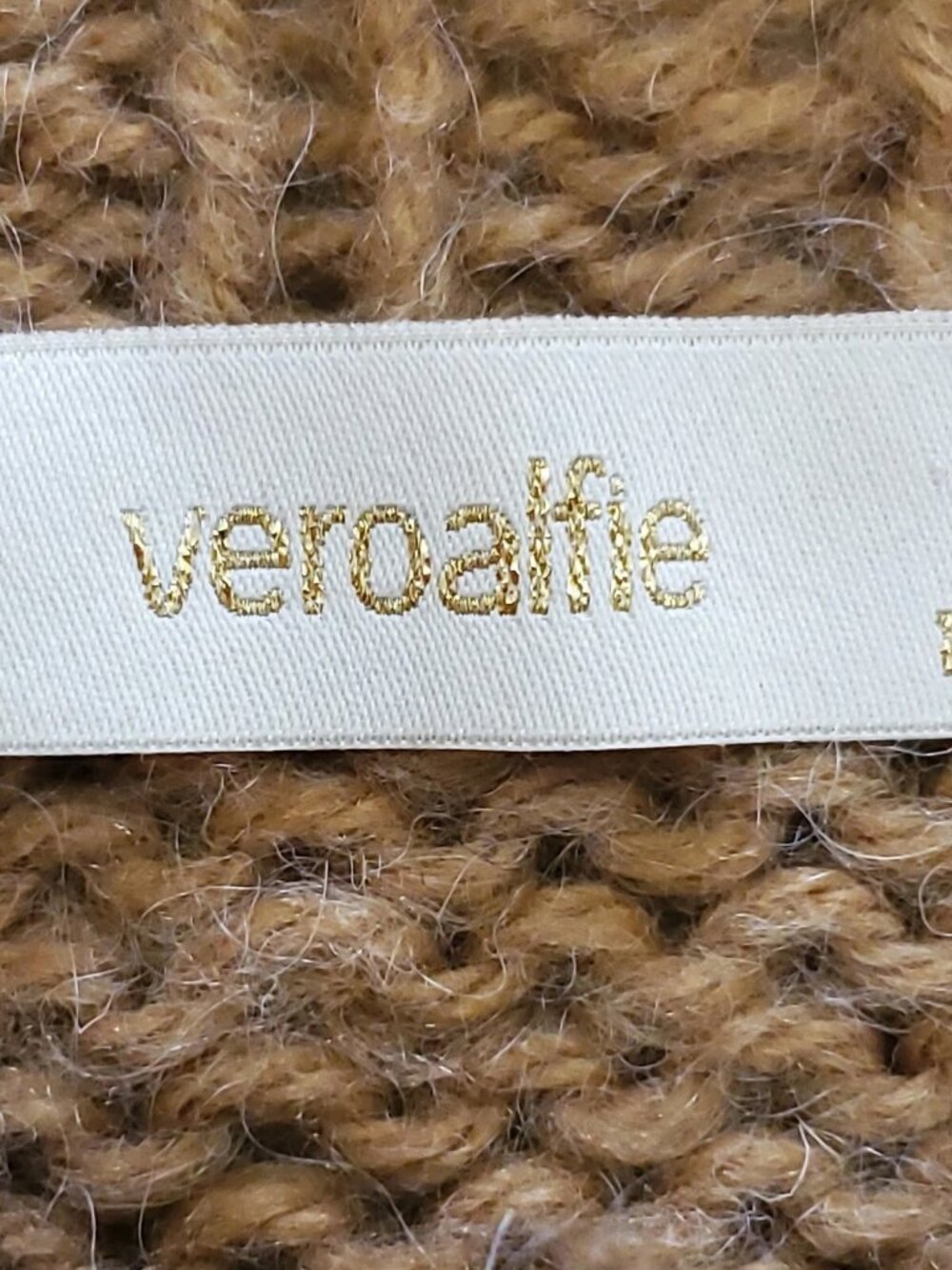 Veroalfie by Anthropologie Marlene Fringed Tunic Sweater Mohair/Wool Blend Small - Picture 7 of 14
